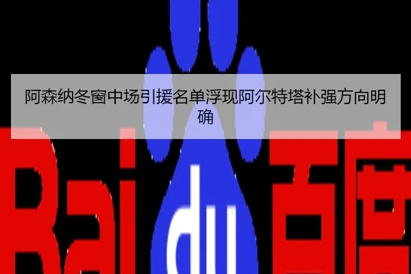 阿森纳冬窗中场引援名单浮现阿尔特塔补强方向明确